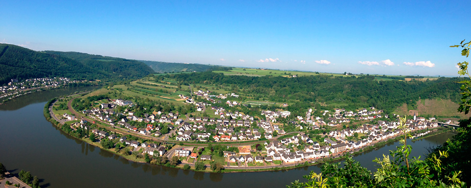 Panoramablick auf Löf Panoramablick auf Löf