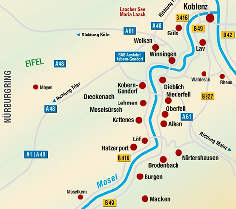 interaktive Karte Kulturraum Untermosel