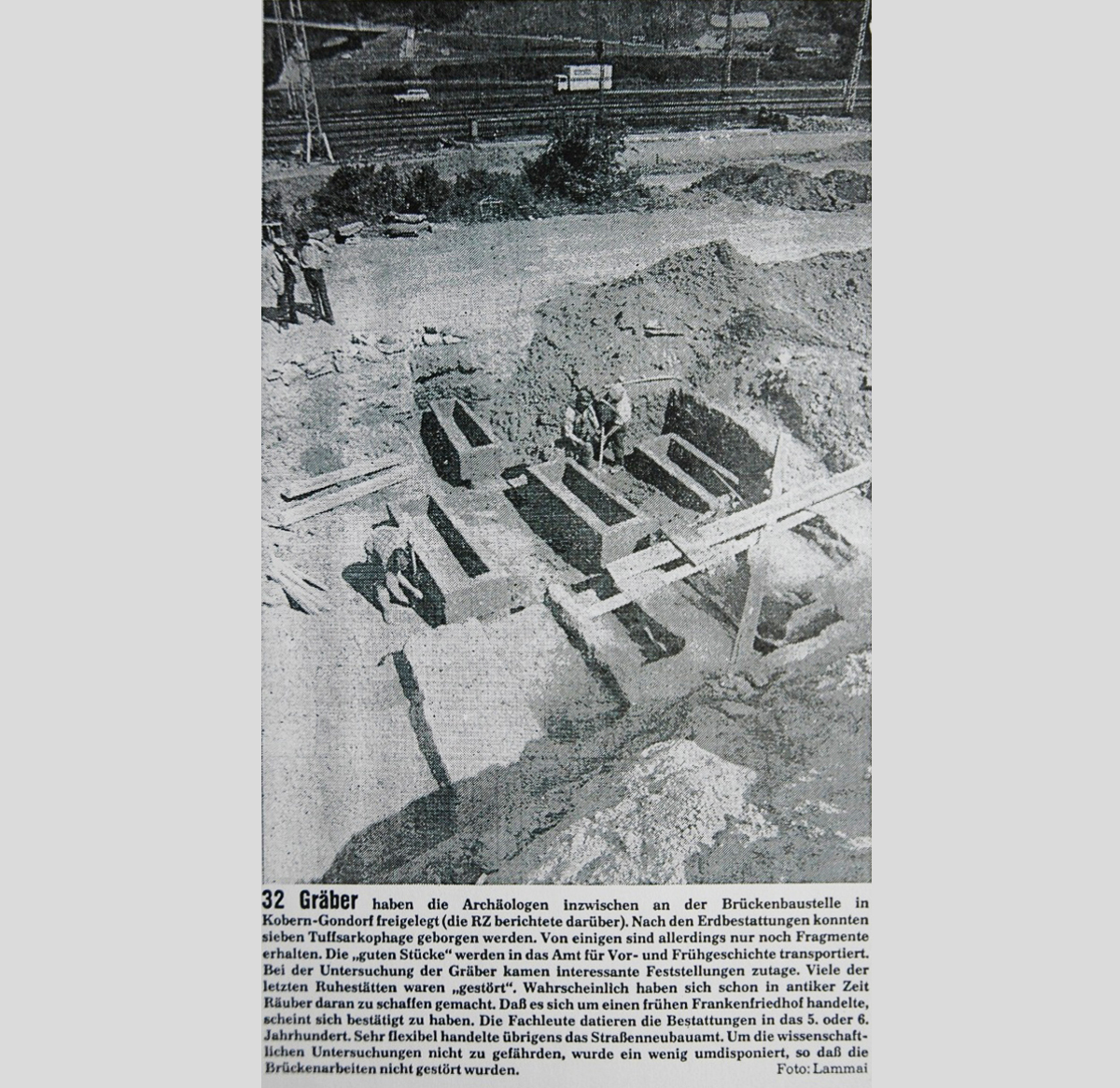 Artikel in der Rhein-Zeitung während der Bauphase der Moselgoldbrücke 1975-1977 Artikel in der Rhein-Zeitung während der Bauphase der Moselgoldbrücke 1975-1977